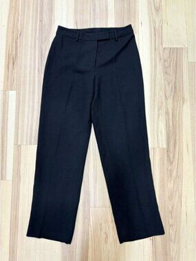 Rafaella Womens Wide-Leg Black Pants Size 10